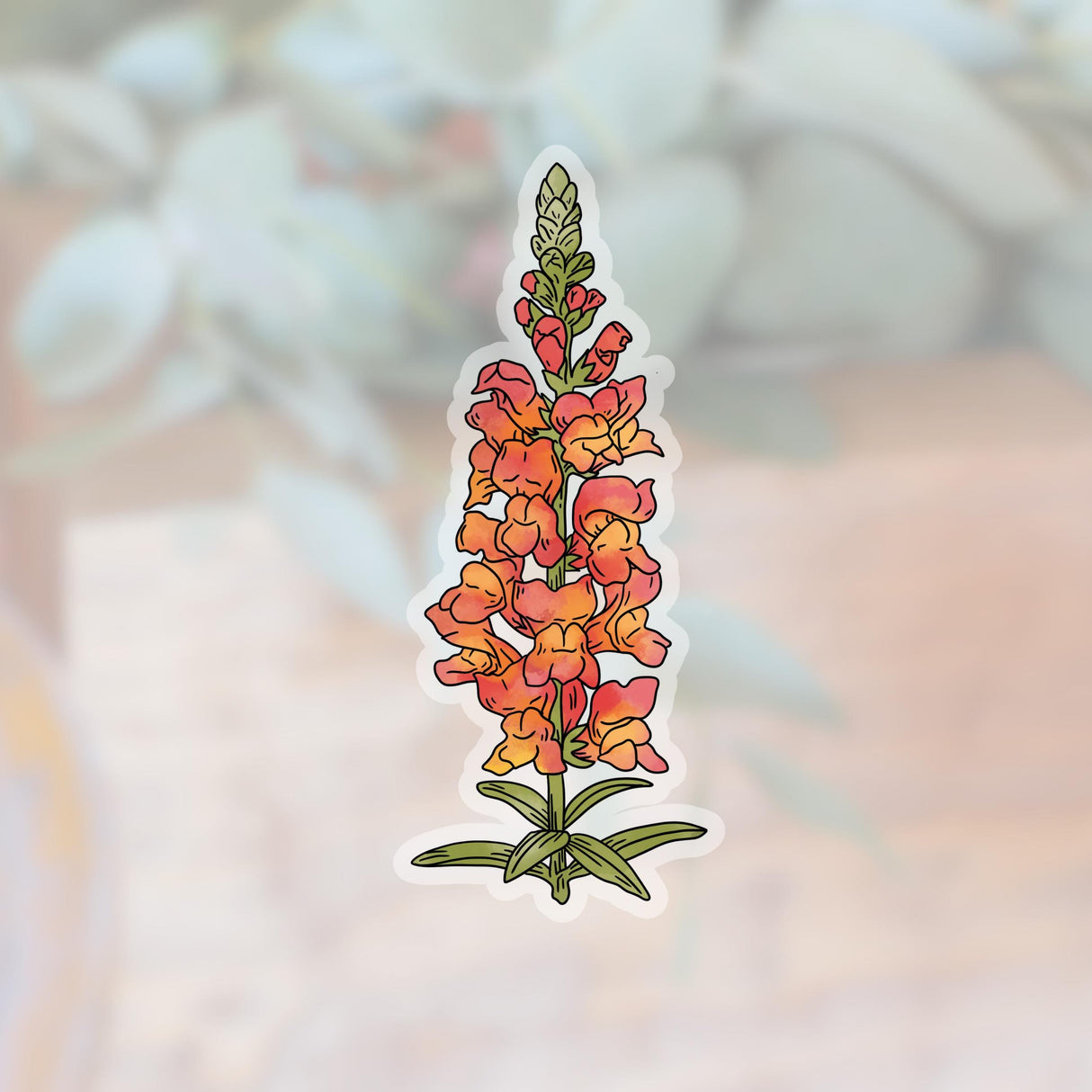 Transparent Snapdragon Sticker