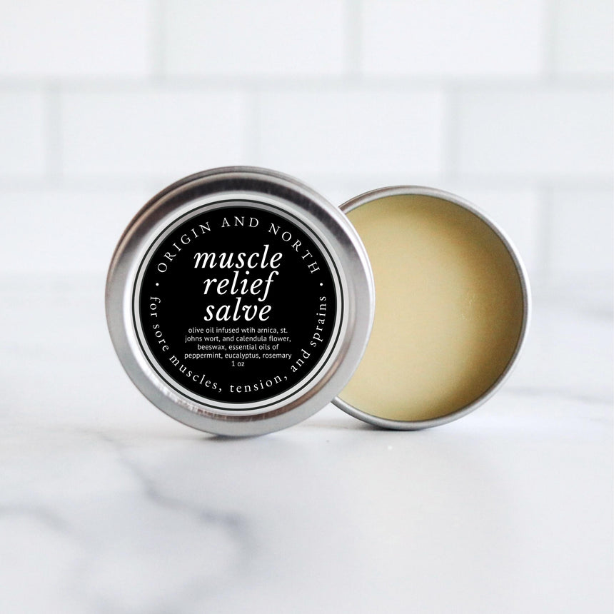 Muscle Relief Herbal Salve | Arnica, St. Johns Wort, Calendula