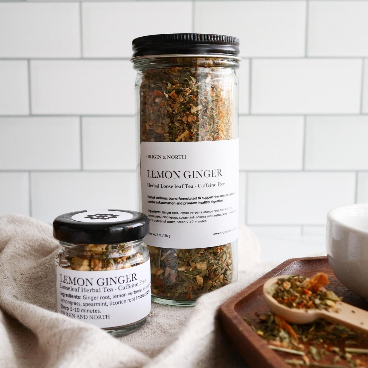 Lemon Ginger Herbal Tea